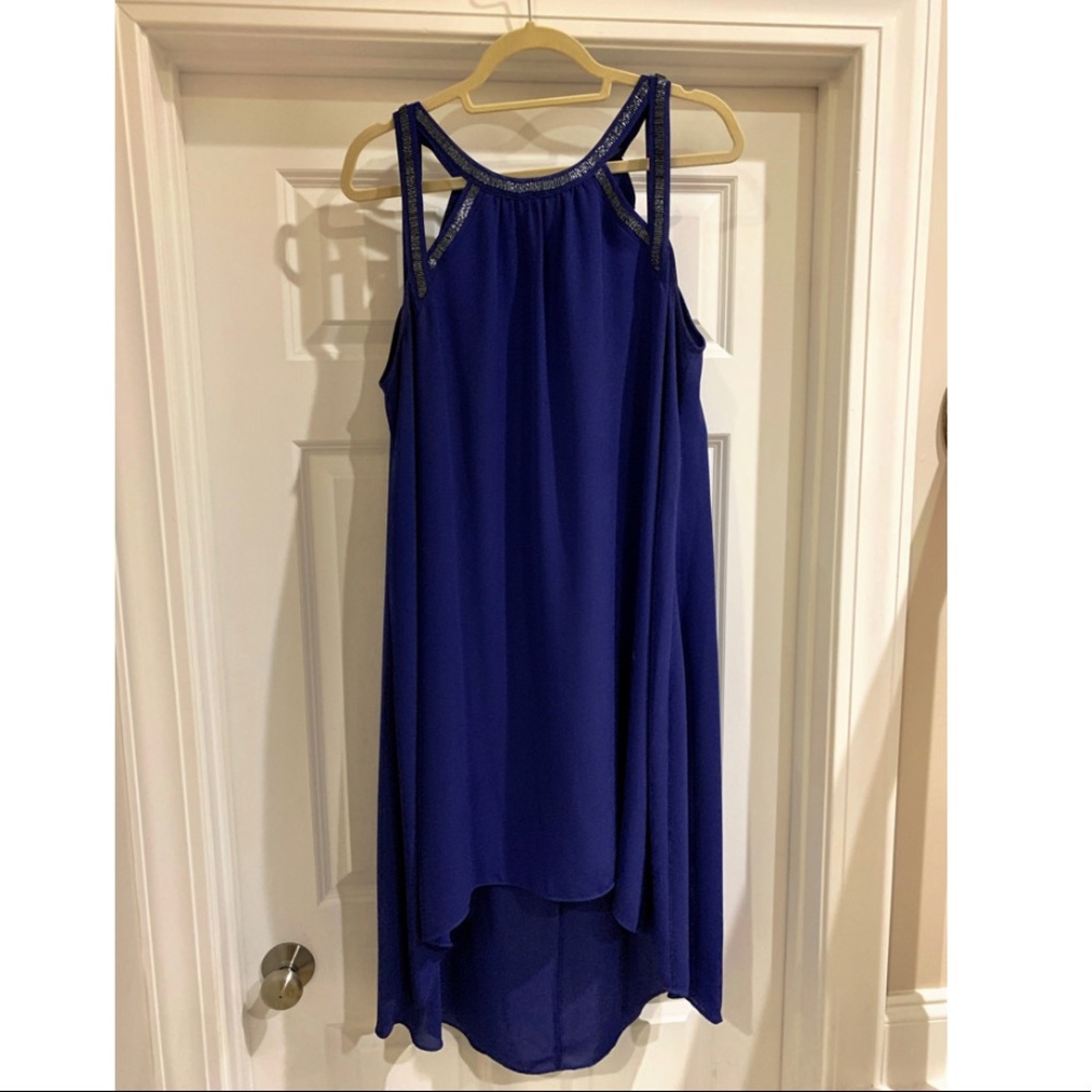 Cocktail Dress BCBGMaxAzria size L high low dress